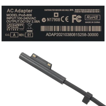 Punjač za laptop Microsoft 15V 2.58A Surface Pro 5