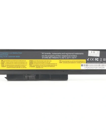 Baterija za laptop Lenovo X220 X230 10.8V 5200mAh 56Wh HQ2200