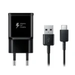 Kucni punjač Fast Charger 2A sa Type C kablom crni