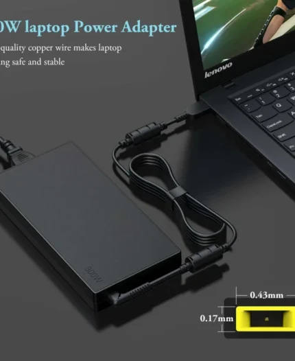 Punjač za laptop Lenovo 20V 15A 300w USB type HQ