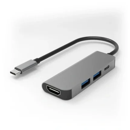 Adapter Type C na HDMI 2xUSB 3.0 type C 4u1