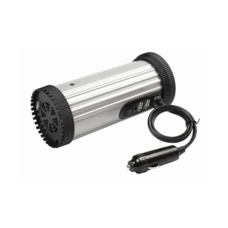 Gembird Inverter za auto 12V DC/AC 150W+USB