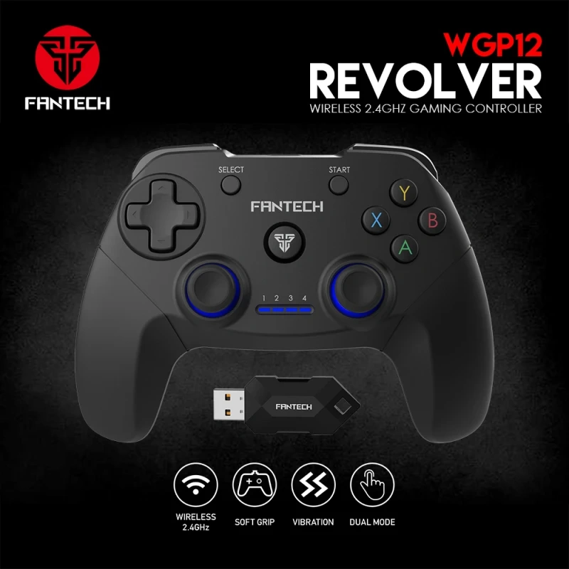 Joypad wireless Fantech WGP12 Revolver crni Joypad wireless Fantech WGP12 Revolver crni