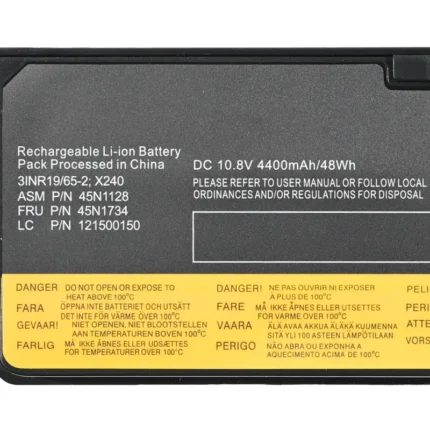 Baterija za laptop Lenovo X240, X250, X260, T550 10.8V 4400mAh 48Wh HQ2200 B